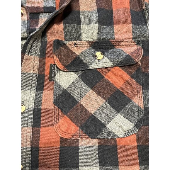 Vintage Five Brother Woven Shirt Shacket Mens Size Medium R Heavyweight Hiking - Picture 5 of 15